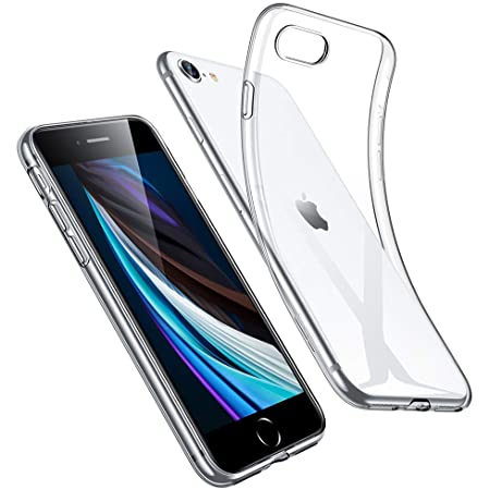 NIMASO ケース iPhone SE 第2世代 iPhone8 iPhone7 用 軽量 ケース ソフト クリア TPU カバー ベーシック シリーズ アイフォン SE2 8 7 用 4.7インチ用 ストラップホール付き NSC20K159