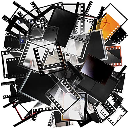 100枚 写真フィルムステッカー 装飾フィルム 手帳シール フォトフレームステッカー 映画の装飾、 映画祭ポスター、 DIYフォトアルバム、 スクラップブック、 手作り、 フォトウォールに使用(思い出)