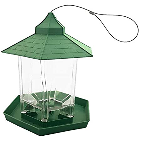 bingopaw バードフィーダー 餌台 野鳥給餌器 クリア アクリル製 小鳥の姿を観察 窓ガラスに設置 吸盤 野鳥の餌箱 ハムスター/モルモット/うさぎの餌入れ 子供プレゼント