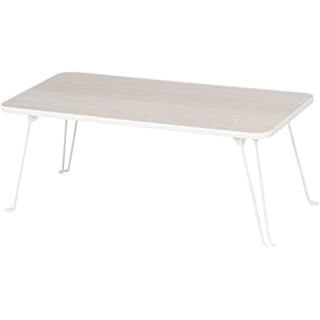 アイリスプラザ テーブル センターテーブル 折りたたみ 折れ脚センターテーブル 単身 一人暮らし おしゃれ ブラック OCTK-75 75×50×33cm