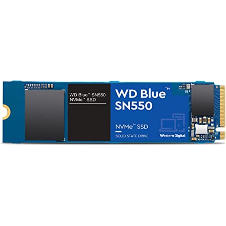 Western Digital ウエスタンデジタル 内蔵SSD 2TB WD Blue SN550 (読取り最大 2,600MB/秒) NVMe WDS200T2B0C-EC 【国内正規代理店品】