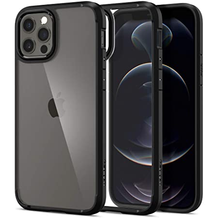 Spigen iPhone 12 ケース iPhone 12 Pro ケース 6.1インチ 対応 [Newモデル] ニトロフォース 米軍MIL規格取得 耐衝撃 カメラ保護 Qi充電 ワイヤレス充電 アイフォン12 ケース アイフォン12プロケース ACS02637 (マット・ブラック)