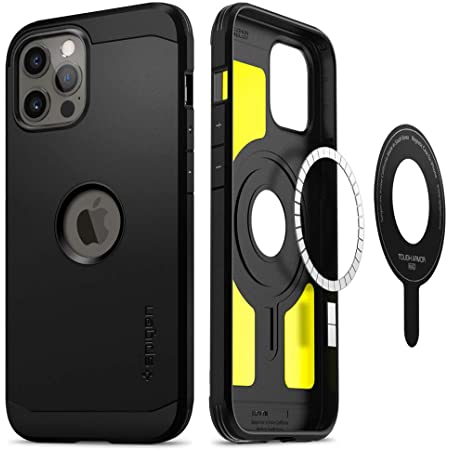 Spigen iPhone 12 ケース iPhone 12 Pro ケース 6.1インチ 対応 [Newモデル] ニトロフォース 米軍MIL規格取得 耐衝撃 カメラ保護 Qi充電 ワイヤレス充電 アイフォン12 ケース アイフォン12プロケース ACS02637 (マット・ブラック)