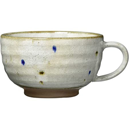藍窯 萬古焼 スープカップ 320ml 「エスタ Esta」 赤土グレー AGM-200097