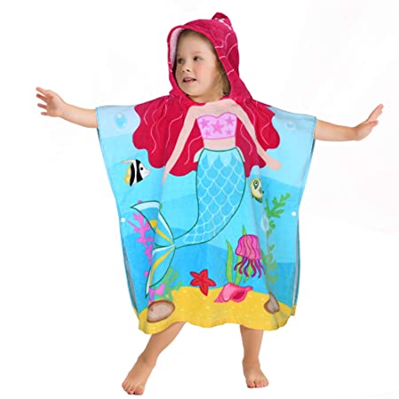 GIFT TOWER ベビー タオル バスローブ バスタオル 子供 ビーチタオル 着る毛布 もこもこ ふわふわ 出産祝い プレゼント お風呂 プール 海水浴 フード付き M ピンク
