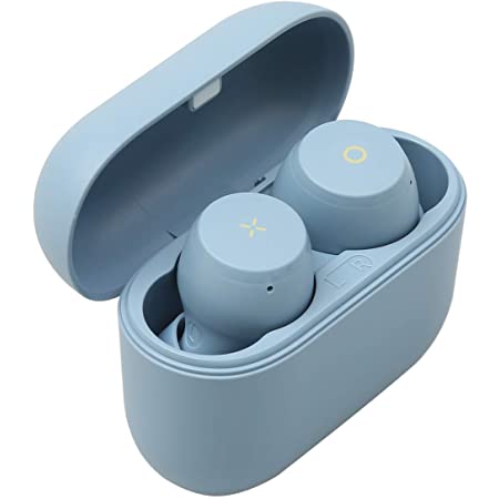 Edifier X3 TO U ワイヤレスイヤホン Hi-Fi CVC 8.0ノイズキャンセリング Bluetooth5.0 マイク内蔵 AptX対応 24時間音楽再生 コンパクト ブルートゥースイヤホン 左右分離型 軽量 両耳通話 片耳 IP55防水機能 装着快適 タッチ式 操作簡単 充電ケース付き 旅行 ピンク 女性 プレゼント 多機種に対応 (ブルー)