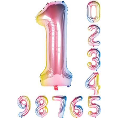 誕生日 風船 数字 バルーン SAPAS バースデー 飾り バルーン パーティー 飾り風船 おしゃれ（1）