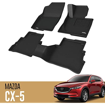 3D MAXpider マツダ CX-5 2017-2021 カーマット 立体構造 防水 無臭 保護 専用 取付簡単 マツダ Mazda CX5 二代目 KF系 車用 フロアマット 車種別専用設計 フロント リア セット