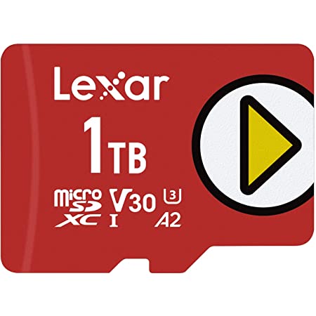 Lexar PLAY microSDXC 1TB UHS-Iカード LMSPLAY001T-BNNNJ A2 U3 V30 国内正規品 5年保証