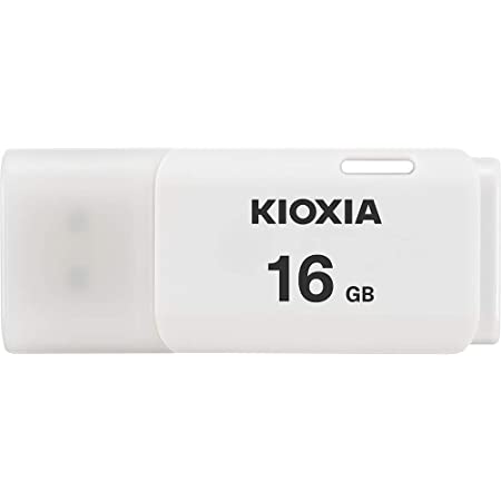 KIOXIA(キオクシア) 旧東芝メモリ USBフラッシュメモリ 16GB USB2.0 日本製 国内正規品 Amazon.co.jpモデル KLU202A016GW