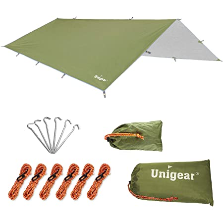 ColaPuente(コラプエンテ) タープ ヘキサ テント キャンプ 簡単 軽量 コンパクト 天幕 防水 UVカット シェード アウトドア 収納袋付き