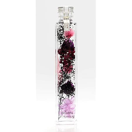 【Belinda Botanical】ハーバリウム 200㎖角瓶 purple