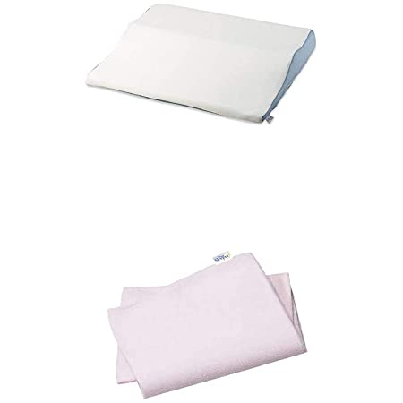 【セット買い】ショップジャパン トゥルースリーパー セブンスピローライト 低反発 枕 シングル + 枕カバー ピンク