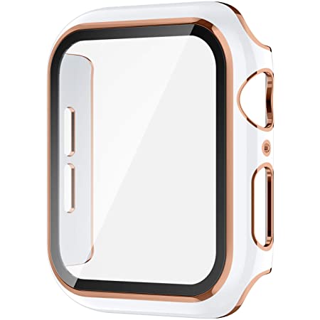 AVIDDA コンパチブル Apple watch ケース アップルウォッチ保護ケース iWatch 全面保護カバー 9H硬度 ガラスフィルム PCフレーム 一体型 超薄型 耐衝撃 高透過率