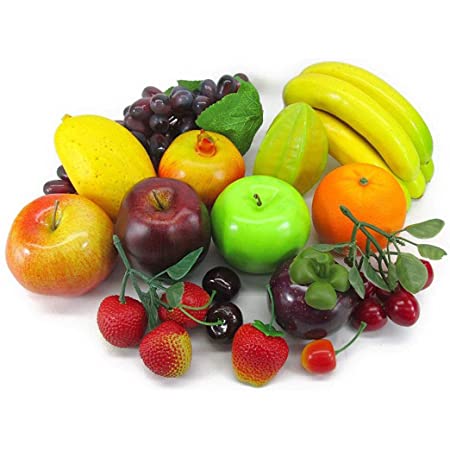 YUMENOMI 本物そっくり 食品サンプル ヘタ付き いちご フルーツ かわいい ディスプレイ 30個(ノーマル)