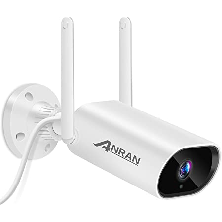 180°パン移動 増設用カメラ ANRAN 防犯カメラ 屋外用 暗視撮影 動体検知機能 遠隔監視 録画 IP66防水 監視カメラ屋外 （300万画素以下のレコーダに追加できない）