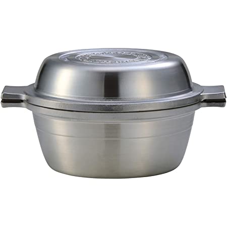 和平フレイズ 両手鍋 水なし調理 無水鍋 20cm IH ガス オーブン調理可 セラミック加工