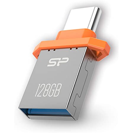 シリコンパワー USBメモリ 32GB Type-C + A デュアル USB3.2 Gen1 (USB3.1/3.0/2.0互換) C21 SP032GBUC3C21V1O