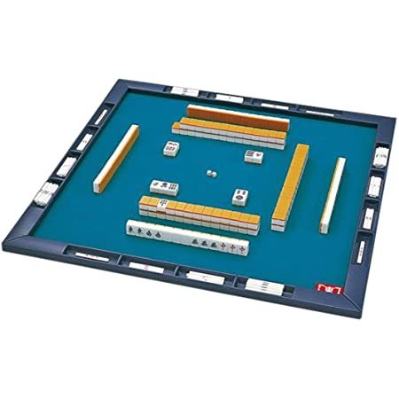 ポータブル ミニ 麻雀牌セット 高密度 ポリエチレン 折り畳み式 麻雀卓 カードスロット付き 式手打ち 家庭用 軽量1.7kg