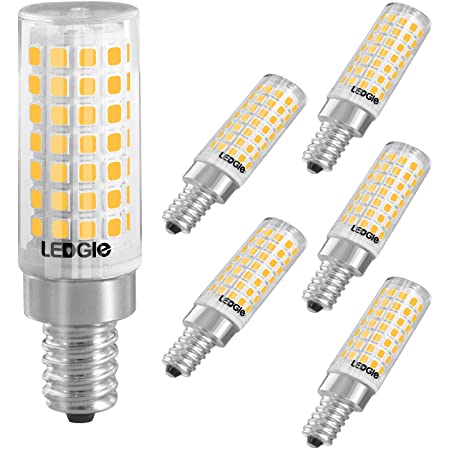 E12 LED電球,2W,20Ｗハロゲンランプ相当,E12口金,200LM,電球色3000K,小丸電球タイプ,C7 常夜灯,密閉形器具対応,省エネタイプ( 5個入)