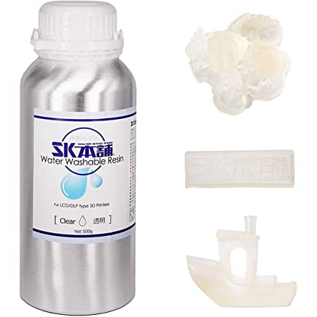 SK本舗 SK ABS-Like レジン3Dプリンター用レジン(500g, 白色)_SK02N