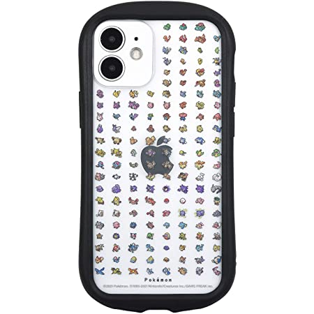 グルマンディーズ ポケットモンスター iPhone12 mini(5.4インチ)対応 ハイブリッドクリアケース カント―地方151匹 POKE-687C