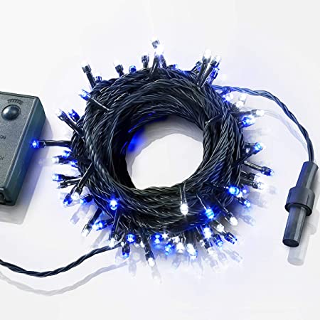 AMEITECH イルミネーションライト 30m 360個電球 PSE認証済み 防水 ストリングライト常時点灯式 フェアリーライト ガーデン/庭園/誕生日/結婚式/クリスマス/パーティー/ハロウィンなどに対応（冷たいホワイト）
