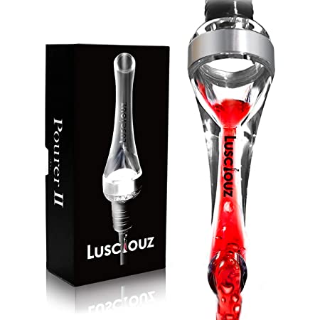 Lusciouz ルーシャズ ポアラー２ デキャンタよりも簡単にワインを美味しくデキャンタージュするデキャンティングポアラー