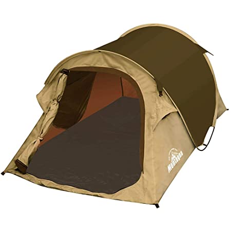 ハック 組立式 2人用 ドームテント テント ベージュ 組み立て簡単 収納袋付き アウトドア キャンプ バーベキュー 海水浴 本体組立時:w12×d20×h110cm パッケージ:w56.5×d11×h13.5cm