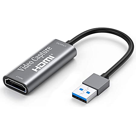 2021放熱進化版 Chilison HDMI キャプチャーボード ゲームキャプチャー USB3.0 ビデオキャプチャカード 1080P60Hz ゲーム実況生配信、画面共有、録画、ライブ会議に適用 小型軽量 Nintendo Switch、PS5、OBS Studio対応 電源不要（アップグレードバージョン）