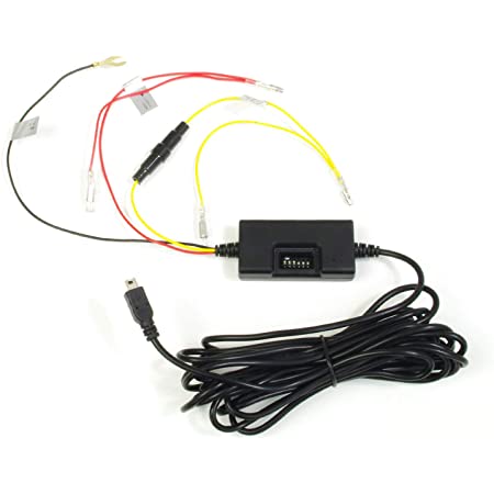 REDTIGERドライブレコーダー用 電源ケーブル 駐車監視 Micro USB電源直結コード 12V/24Vを5V/2.5Aに変換用コンバーター 電圧保護 過電流保護 (電源ケーブル)…