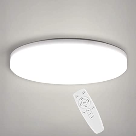 LEDシーリングライト 6畳 調光・調色 メーカー保証 リモコン付き 省エネ 長寿命 照明ライト インテリア照明 簡単取付 部屋 和室 洋室 (6畳, 調光・調色-1個)