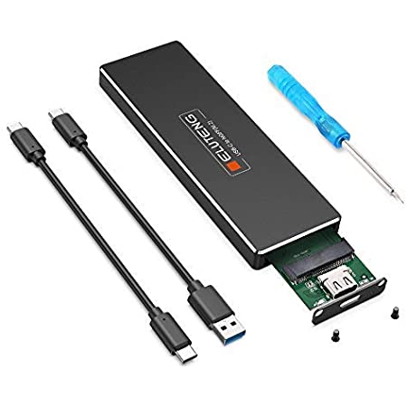 Elecife M.2 SSDケース NGFF SATA NVME M.2 外付けケース USB3.1 Gen2 10Gbps M.2 エンクロージャ 2230/2242/2260/2280対応 高速転送 工具不要 取り付け簡単 ケーブル付属 Samsung、Kingston、WD、Crucial用 NVME＆SATA 対応 シルバー