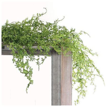 Roooibs 観葉植物 アイビー 造花 フェイクグリーン 壁掛け 装飾 インテリア (5本セット)