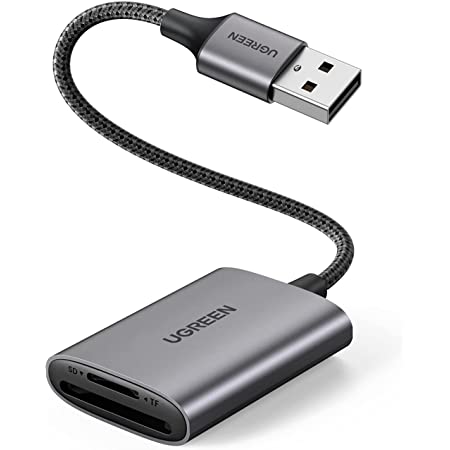 Anker USB-C & USB-A PowerExpand 2-in-1 SD 3.0 カードリーダー SDXC / SDHC / SD / MMC / RS-MMC / Micro SDXC / Micro SD / Micro SDHC / UHS-I 用