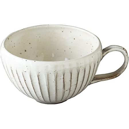 aito製作所 「 リアン Lien 」スープカップ 直径約12cm 330ml 白 美濃焼 日本製 267826