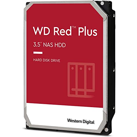 Western Digital ウエスタンデジタル 内蔵 HDD 8TB WD Red Plus NAS RAID (CMR) 3.5インチ WD80EFBX-EC 【国内正規代理店品】