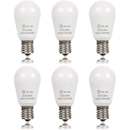 LED電球 ミニクリプトン E17口金 5W 3年保証 調光不能 広角発光 50W形相当 小型 高輝度 長寿命型 各種類器具対応 Esei (電球色, 6個セット)