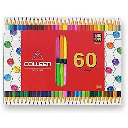 【Colleen】コーリン鉛筆 水彩色鉛筆 六角 24色紙箱入り 水性 色鉛筆 CAP-924 [並行輸入品]