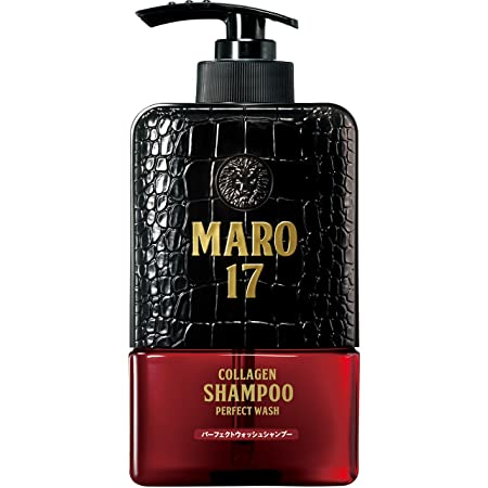 [Amazon限定ブランド] シャンプー パーフェクトウォッシュ 濃密泡 [ジェントルミントの香り] MARO17 マーロ17 DX(デラックス) 詰替え 2倍サイズ 600ml メンズ
