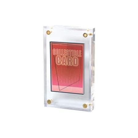 プレミグッド ディスプレイスタンド トレーディングカード 収納 展示 クリアケース (15.5cm×20.5cm 2個セット)