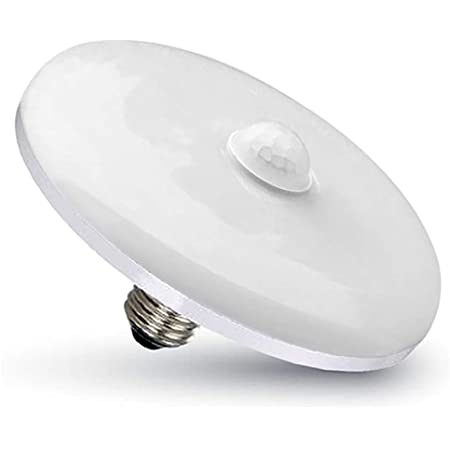 LEDセンサー ライト 小型 人感センサー付 LEDシーリングライト 照明器具 廊下灯 玄関灯 5000K 60W相当 天井照明 簡単取付 昼白色 900lm 2個セット