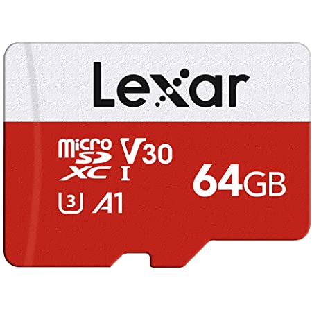 Lexar microSD 64GB microSDカード UHS-I 読取り最大100MB/秒 U3 Class10 A1 V30 4K Ultra HD動画撮影 microSDXC「SDアダプター付」 micro sd まいくろsdカード【Amazon.co.jp限定】