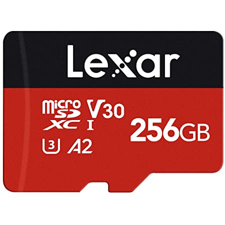 Lexar microSD 256GB・microSDカード UHS-I 読取り最大160MB/秒 A2 U3 Class10 V30 4K Ultra HD動画撮影 microSDXC「SDアダプター付」 micro sd まいくろsdカード【Amazon.co.jp限定】