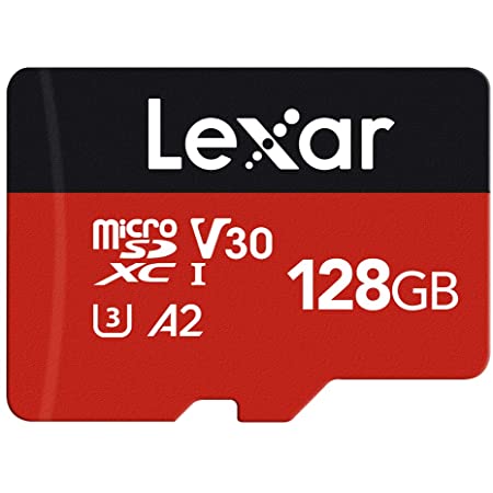 Lexar microSD 128GB・microSDカード UHS-I 読取り最大160MB/秒 A2 U3 Class10 V30 4K Ultra HD動画撮影 microSDXC「SDアダプター付」 micro sd まいくろsdカード【Amazon.co.jp限定】