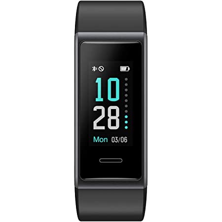 スマートウォッチ Alexa対応 YAMAY GT Band リストバンド型 2021最新版 歩数計 腕時計 天気表示 着信通知 14スポーツモード追加 IP68防水 文字盤自由設定 日本語アプリ ios&Android 対応