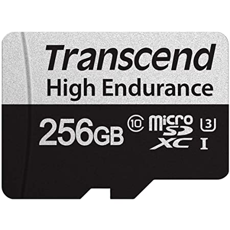 トランセンドジャパン 高耐久 microSDカード 256GB UHS-I U3 Class10 ドライブレコーダー セキュリティカメラ用 SDカード変換アダプタ付 TS256GUSD350V