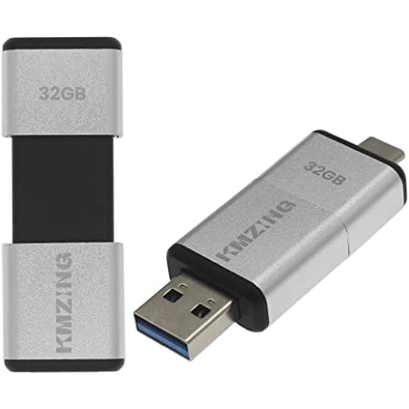 Lexar USBメモリ 32GB USB 3.2 Gen 1 USB A & USB C/Type C・UDP フラッシュドライブ USB C 読取最大100MB/秒 USB3.1(Gen 1)/3.0/2.0 充実サポートスマホ用 超小型 大容量 回転式 亜鉛合金ボディ スマホ用android/PC/ラップトップ 【Amazon.co.jp限定】【 Lexar 正規品 】E32C