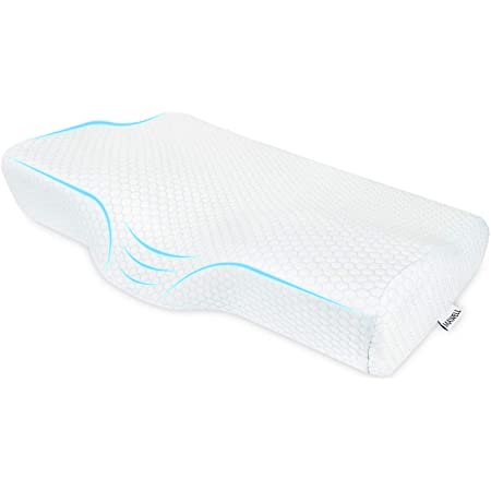 枕 安眠 低反発 まくら 仰向き 横向き 通気性抜群 カバー洗濯可（60*35cm グレー）