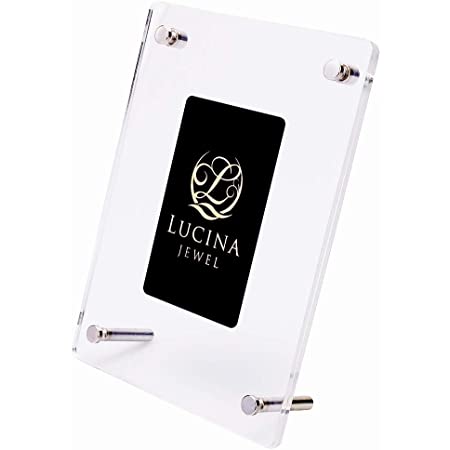 LUCINA トレーディングカード マグネット ディスプレイ 収納 ケース (ブラック, マグネット)